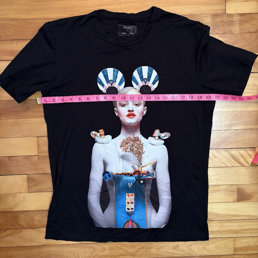 Rare Juun.J x Alex & Felix “13 Queens” T-Shirt - Size 48 - Unisex - Picture 3 of 8